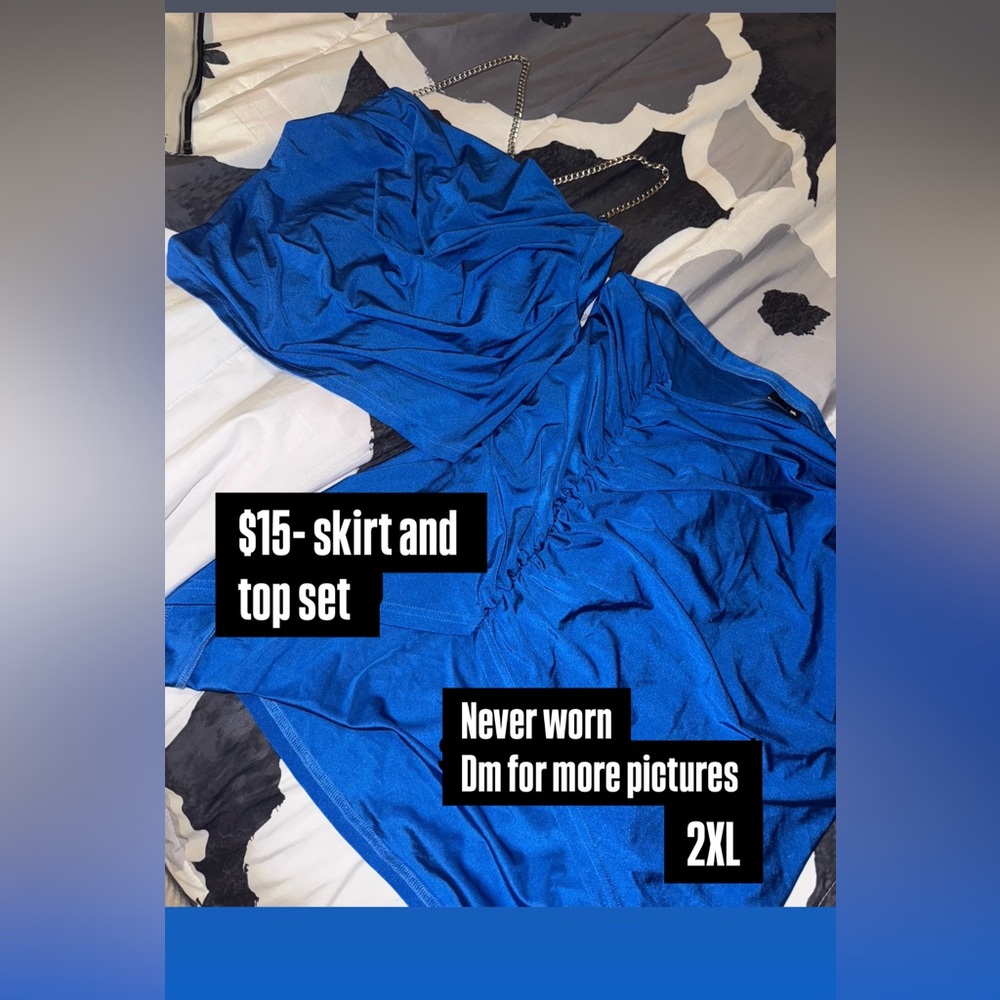 Skirt & top set